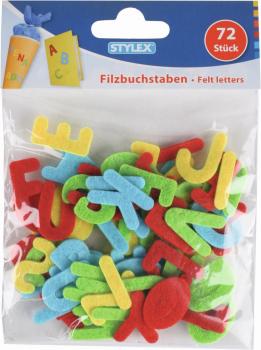 Buchstaben Deko-Konfetti / 72 Stück / aus Filz / ideal z. Bsp.: für Schulanfang