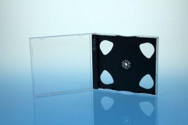 CD Jewelcases / 3er 3fach CD Hüllen / black