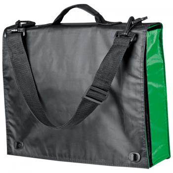 College Tasche / Schultertasche / Farbe: schwarz-grün