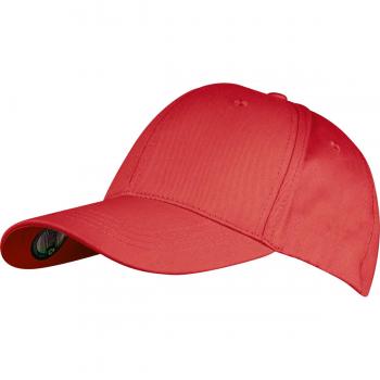 CrisMa 6 Panel Baseballcap aus recycelter Baumwolle / Farbe: rot