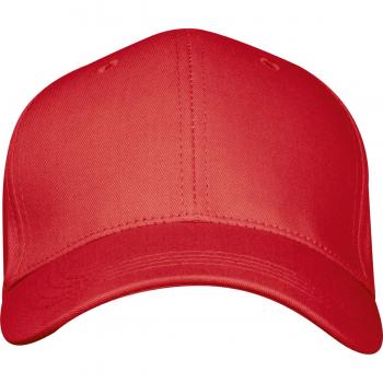 CrisMa 6 Panel Baseballcap aus recycelter Baumwolle / Farbe: rot