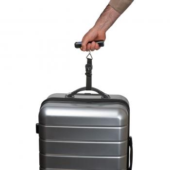 Digitale Kofferwaage / Gepäckwaage bis 50kg / Farbe: schwarz