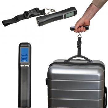 Digitale Kofferwaage / Gepäckwaage bis 50kg / Farbe: schwarz