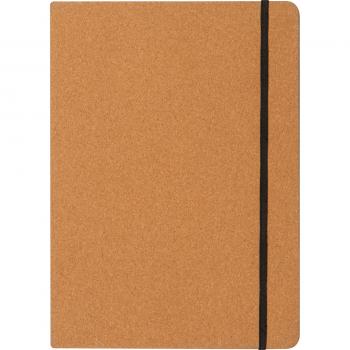 Dokumentenmappe / aus Kork / DIN A4 / mit Schreibblock 60 Blatt