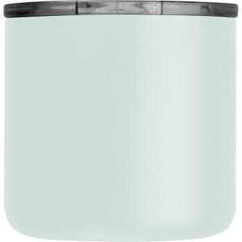 Doppelwandige Vakuum Edelstahltasse transparentem Deckel / Farbe: weiß