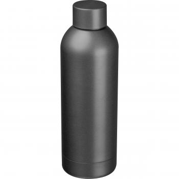 Doppelwandige Vakuum Trinkflasche aus Edelstahl / 500 ml / Farbe: anthrazit
