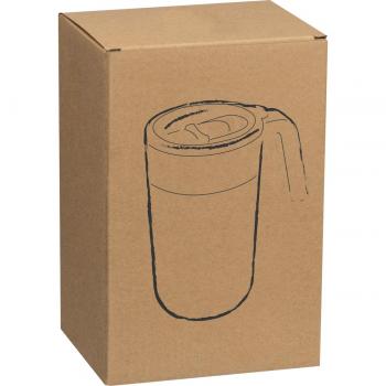 Doppelwandiger Trinkbecher aus Edelstahl mit Namensgravur - 400ml - Farbe: blau