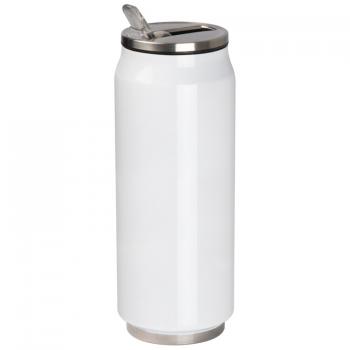 Doppelwandiger Trinkbecher mit Namensgravur - 500 ml - Farbe: weiß