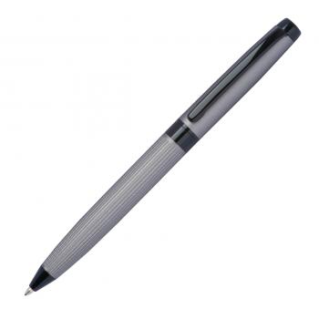 Drehkugelschreiber "CrisMa" aus Edelstahl / Farbe: matt-grau
