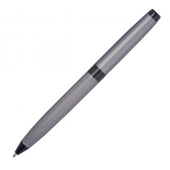 Drehkugelschreiber "CrisMa" aus Edelstahl / Farbe: matt-grau