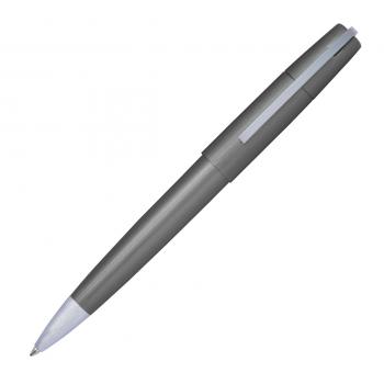 Drehkugelschreiber aus Metall mit Gravur / incl. Geschenkverpackung / anthrazit