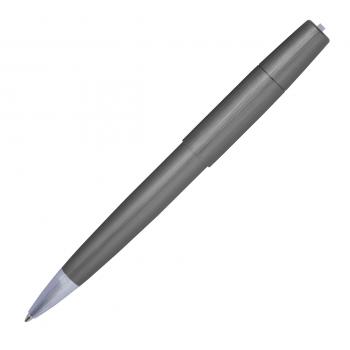 Drehkugelschreiber aus Metall mit Gravur / incl. Geschenkverpackung / anthrazit
