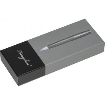 Drehkugelschreiber aus Metall mit Gravur / incl. Geschenkverpackung / anthrazit