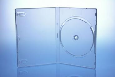 DVD Hülle / Farbe: transparent / 3er 3fach DVD Box / 14mm