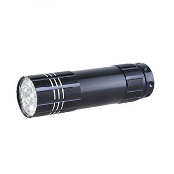 EAXUS LED Taschenlampe mit 9 LEDs / torch light - Aluminium Gehäuse