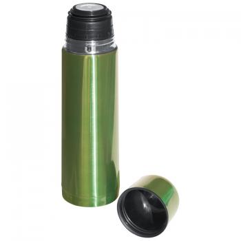 Edelstahl Isolierkanne / Thermosflasche / Thermoskanne / Farbe: apfelgrün