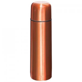 Edelstahl Isolierkanne / Thermosflasche / Thermoskanne / Farbe: orange