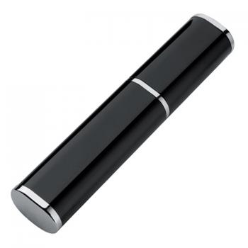 Edler Metall-Drehkugelschreiber mit Gravur / in hochwertiger schwarzen Metallbox