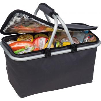 Einkaufskorb mit Kühlfunktion / Kühltasche / Farbe: anthrazit