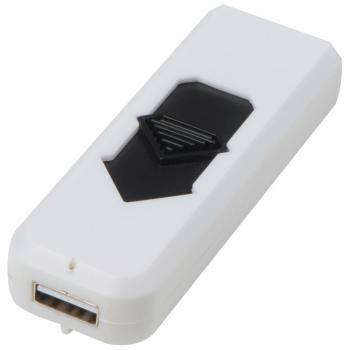 Elektronisches Feuerzeug / USB Feuerzeug / Farbe: weiß