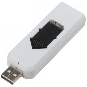 Elektronisches Feuerzeug / USB Feuerzeug / Farbe: weiß