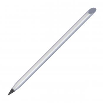 Endlos Schreibgerät / Bleistift / tintenlos / aus Alu mit Graphit Mine