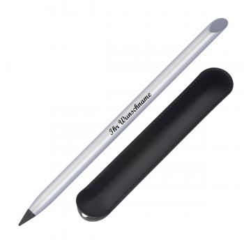 Endlos Schreibgerät mit Namensgravur - Alu Bleistift - tintenlos mit GraphitMine