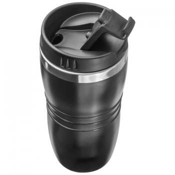 Ergonomischer Trinkbecher aus Edelstahl / Farbe: schwarz