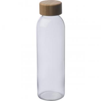 Glasflasche mit Juteummantelung / 500 ml