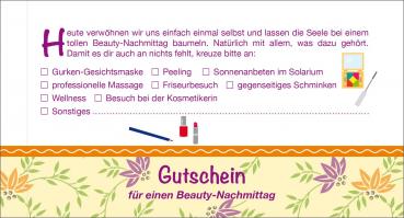 Gutscheinheft / "12 Gutscheine für die beste Freundin"