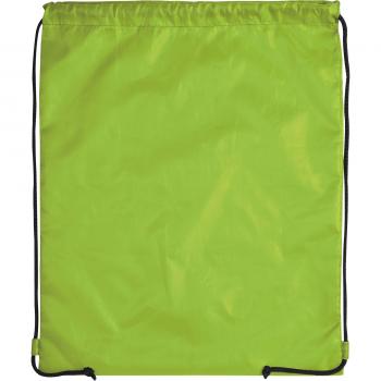Gymbag / Sportbeutel / Turnbeutel / aus recyceltem Polyester / Farbe: hellgrün