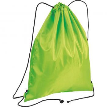 Gymbag / Sportbeutel / Turnbeutel / aus recyceltem Polyester / Farbe: hellgrün