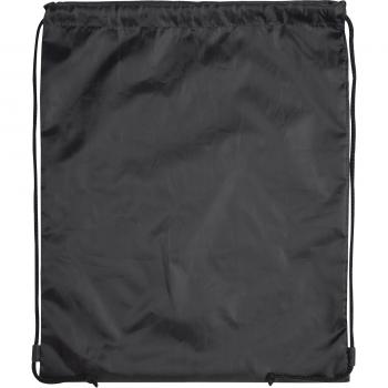 Gymbag / Sportbeutel / Turnbeutel / aus recyceltem Polyester / Farbe: schwarz
