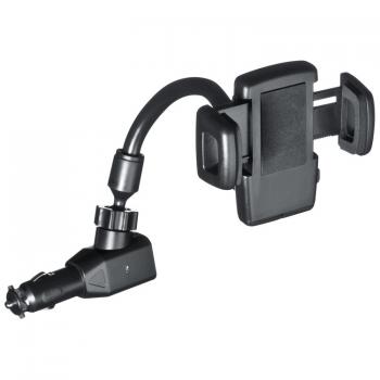 Handyhalter mit integriertem USB Aufladegerät / ideal für's Auto