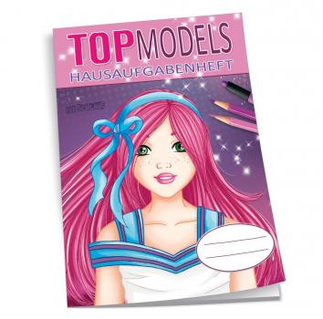 Hausaufgabenheft / für Schlaue / DIN A5 / 48 Blatt / "Top Models"