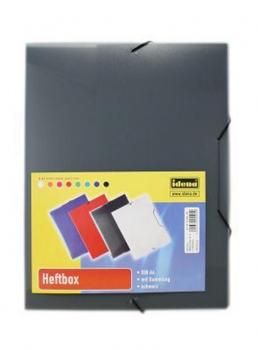Heftbox / DIN A4 / aus PP / Farbe: transluzent schwarz