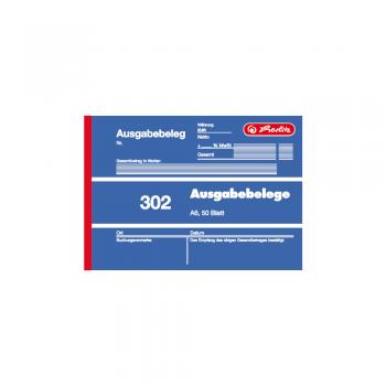 Herlitz Ausgabebeleg 302 / A6 quer / 50 Blatt