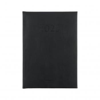 Herlitz Buchkalender 2025 mit Gravur / Chefkalender / A5 / Farbe: schwarz