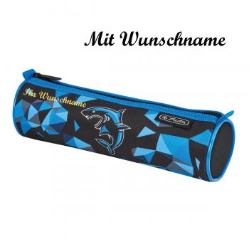 Herlitz Faulenzer mit Namensgravur - rund - "Hai"
