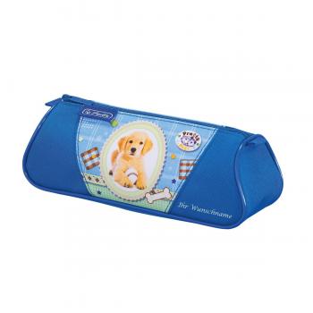 Herlitz Faulenzerrolle mit Gravur  "Dreikant" / Schlamperrolle / "Hundemotiv"