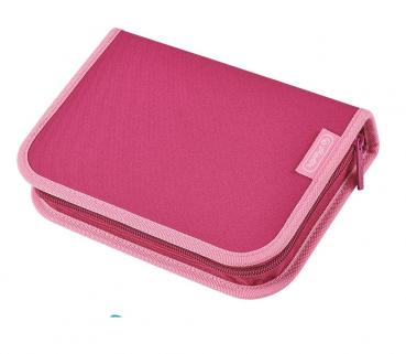 Herlitz Federtasche / Federmappe / Schüleretui / Farbe: beere/pink