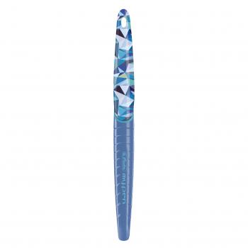 Herlitz Füllhalter "my.pen" + 100 Tintenpatronen / Füller / "Wild Blue"