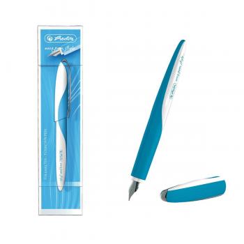 Herlitz Füllhalter "my.pen" / Füller / "Ocean Blue" + 100 Füllerpatronen