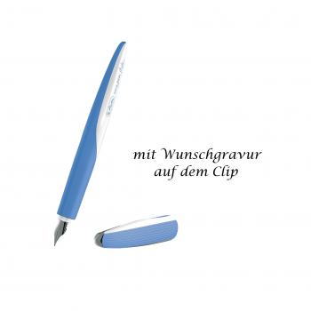 Herlitz Füllhalter "my.pen" mit Gravur / Füller / "Baltic Blue"