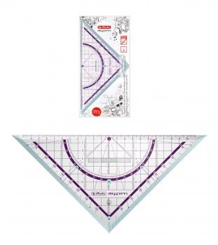 Winkelmesser lemon Lineal Farbe Herlitz Geometrie-Set 4tlg 2x Geo-Dreieck 