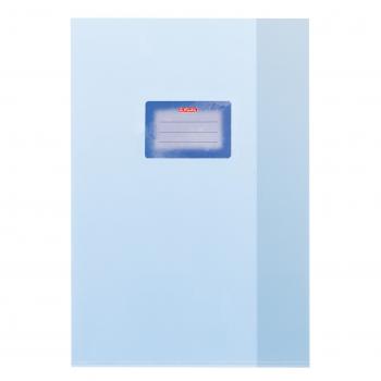 Herlitz Heftumschlag / Hefthülle DIN A4 / Baststruktur / Farbe: hellblau