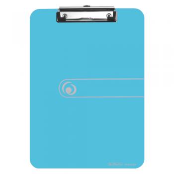 Herlitz Klemmbrett / DIN A4 / Farbe: transparent blau