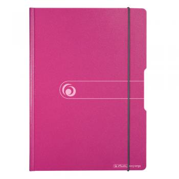 Herlitz Klemmbrett-Mappe / DIN A4 / Farbe: beere