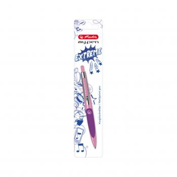 Herlitz Kugelschreiber my.pen mit Gravur / Farbe: rosa/lila