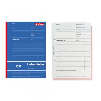 Herlitz Lieferscheinbuch 201 / A5 / 2x 50 Blatt